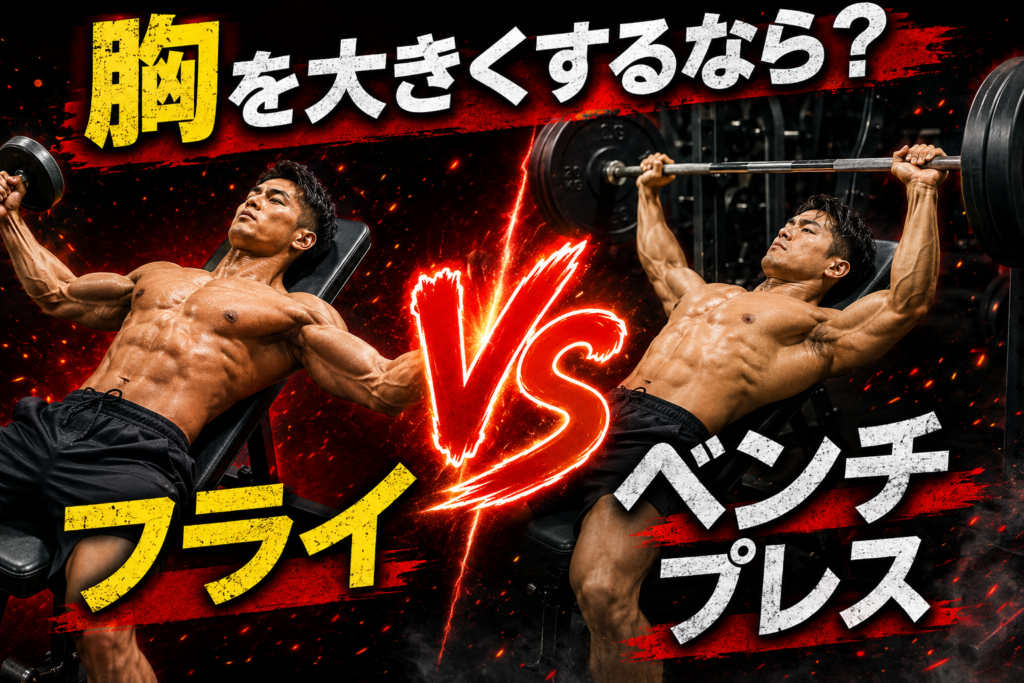 フライVSベンチプレス