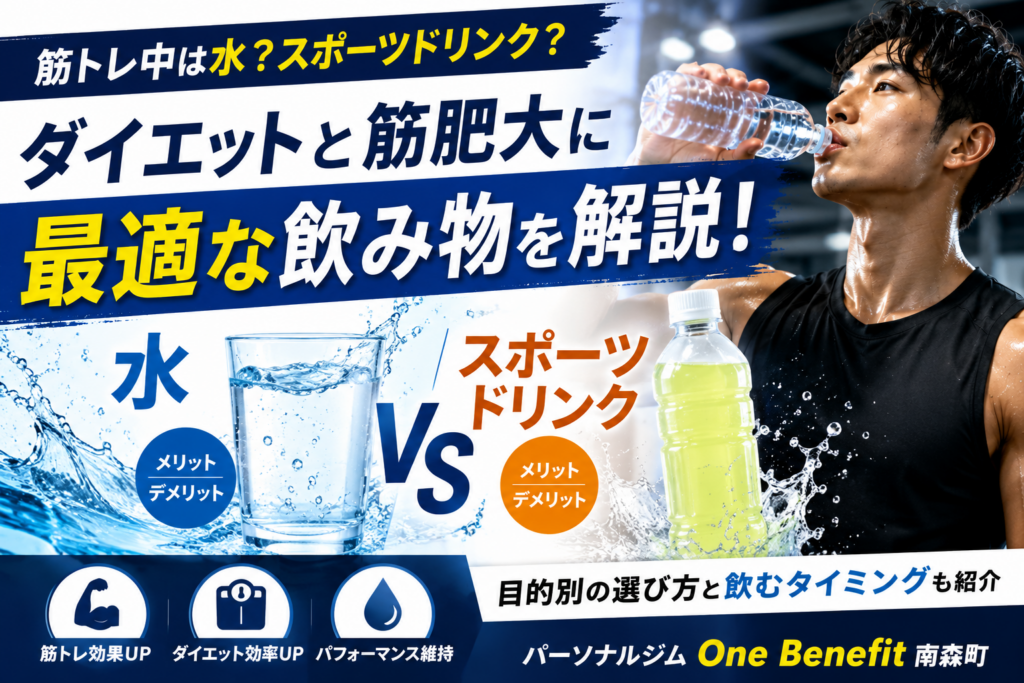 ダイエットと筋トレに最適な飲み物